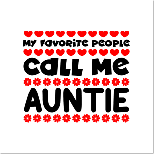 My favorite people call me auntie Posters and Art